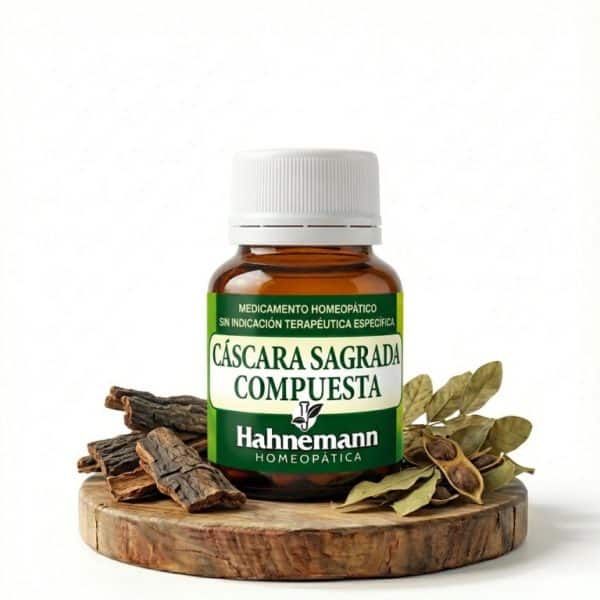 Cáscara Sagrada Compuesta Hahnemann tabletas laxante natural homeopático regulador intestinal