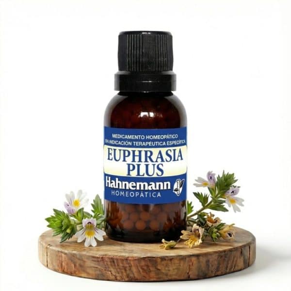 Euphrasia Plus Hahnemann glóbulos homeopáticos para la salud visual con arándano azul y euphrasia