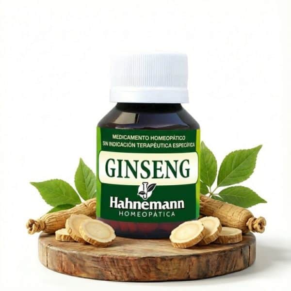 Ginseng homeopático Hahnemann tabletas Panax ginseng energía natural