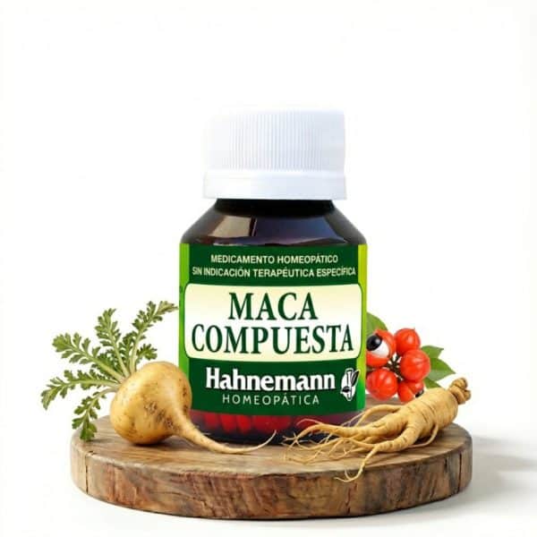 Maca Compuesta Hahnemann 90 tabletas energía rendimiento natural