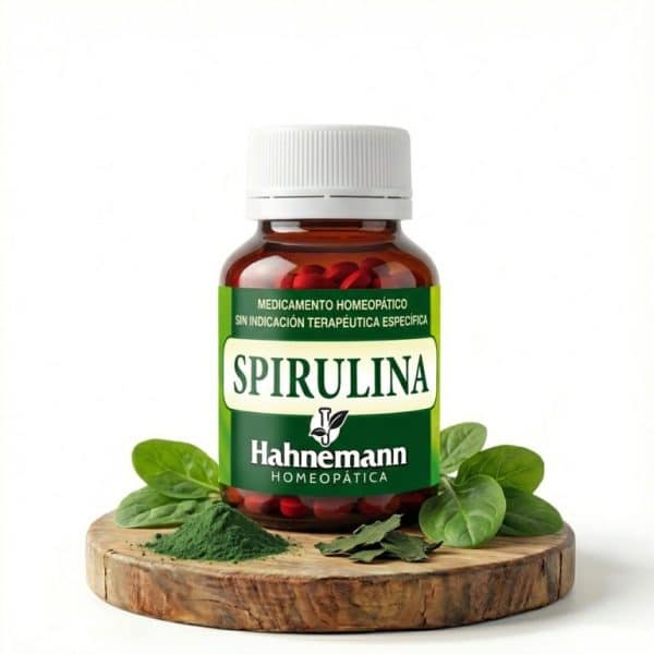 Spirulina homeopática Hahnemann 90 tabletas energizante natural