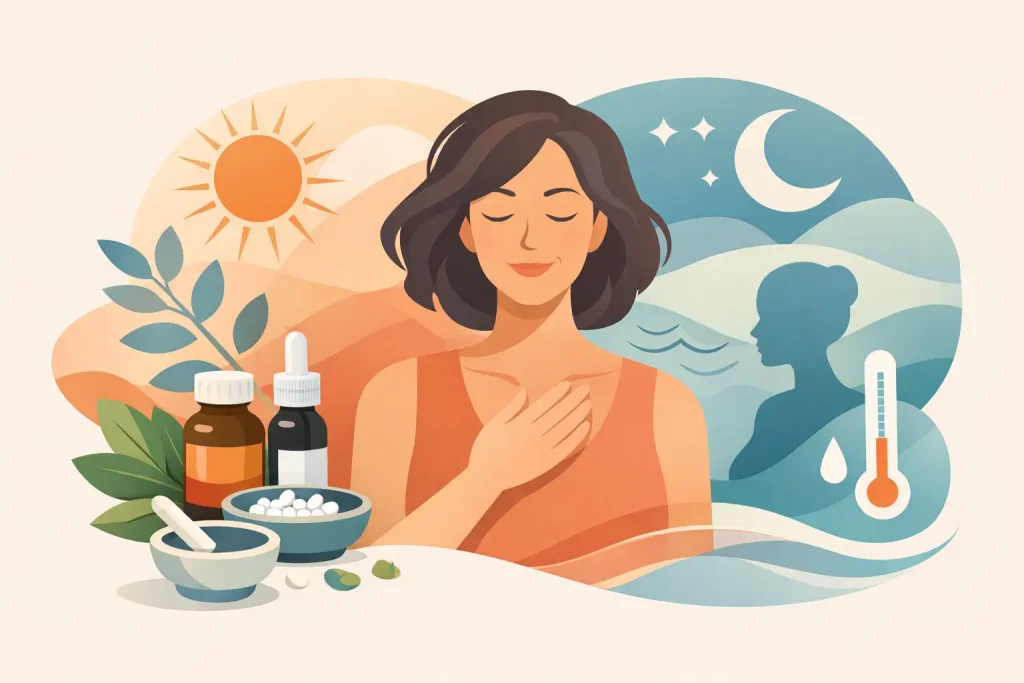 Homeopatía para menopausia: qué esperar